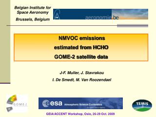 NMVOC emissions estimated from HCHO GOME-2 satellite data