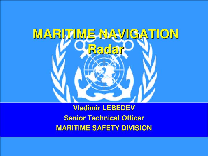 maritime navigation radar