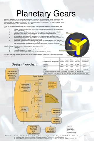 Planetary Gears