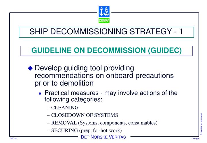 ship decommissioning strategy 1