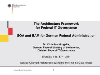 A new Steering Model for Federal IT in Germany