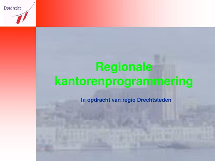 regionale kantorenprogrammering