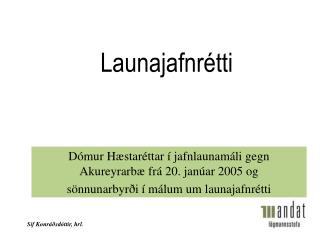 launajafnr tti