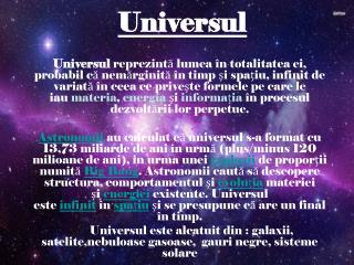 universul