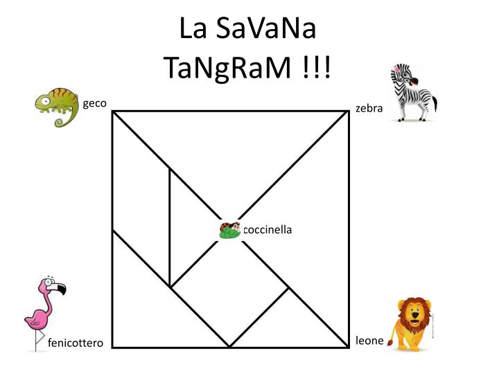 la savana tangram