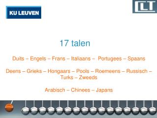 17 talen