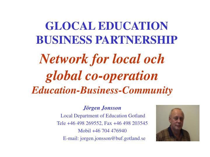 glocal education business partnership