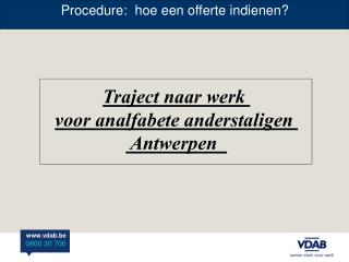 procedure hoe een offerte indienen