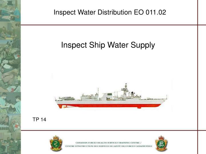 inspect water distribution eo 011 02