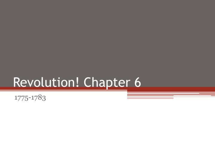 revolution chapter 6