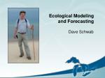 Ecological Modeling and Forecasting - slide 1