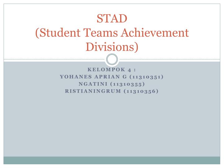 stad student teams achievement divisions