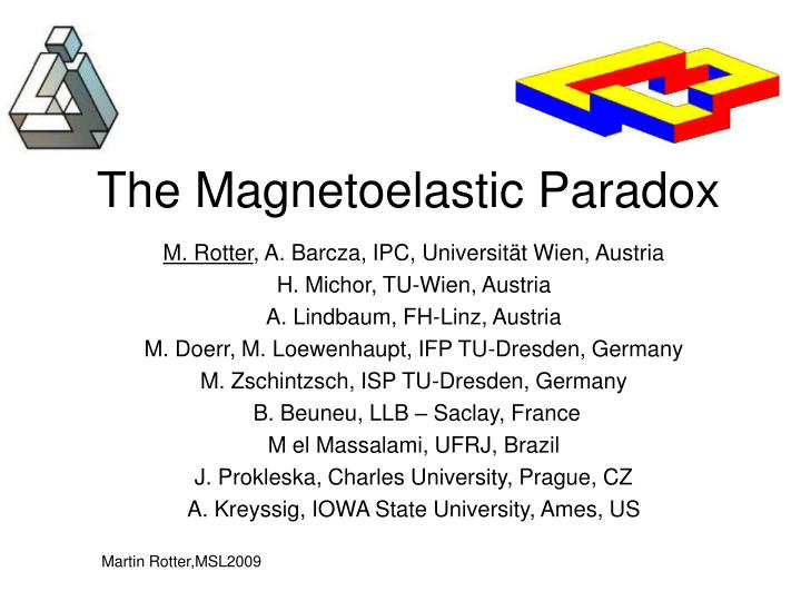 the magnetoelastic paradox
