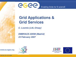 Grid Applications &amp; Grid Services