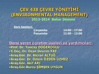 ev 438 evre y net m environmental management