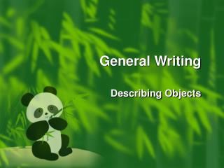General Writing
