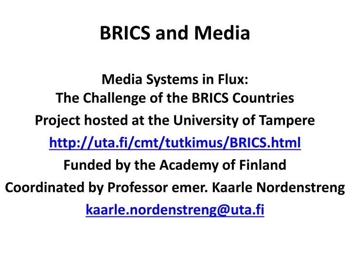 brics and media
