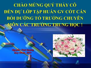 ch o m ng qu th y c n d l p t p hu n gv c t c n b i d ng t tr ng chuy n m n c c tr ng trung h c
