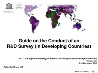 Guide on the Conduct of an R&amp;D Survey (in Developing Countries)
