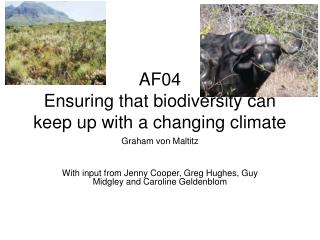 AF04 Ensuring that biodiversity can keep up with a changing climate
