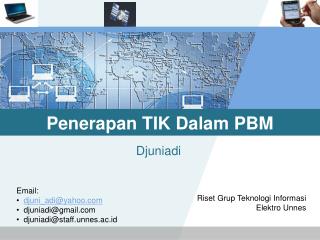 penerapan tik dalam pbm