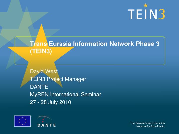 trans eurasia information network phase 3 tein3