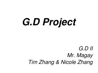 G.D Project
