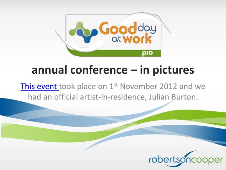 annual conference in pictures