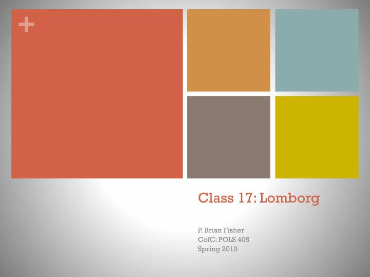 class 17 lomborg