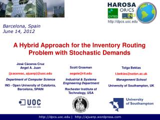 A Hybrid Approach for the Inventory Routing Problem with Stochastic Demands