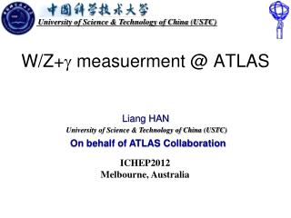 W/ Z+ g measuerment @ ATLAS