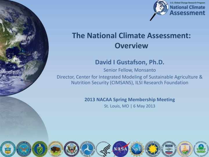 the national climate assessment overview
