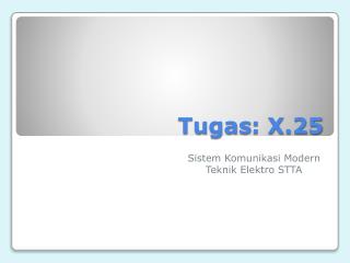 tugas x 25