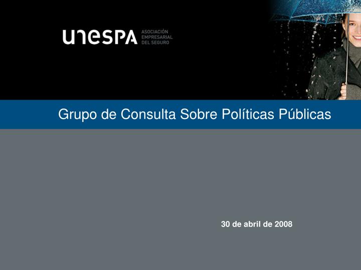 grupo de consulta sobre pol ticas p blicas