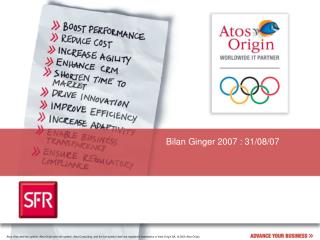 bilan ginger 2007 31 08 07