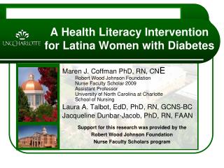 A Health Literacy Intervention for Latina Women with Diabetes