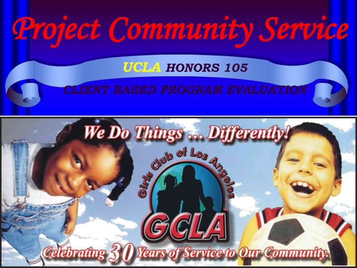 project community service