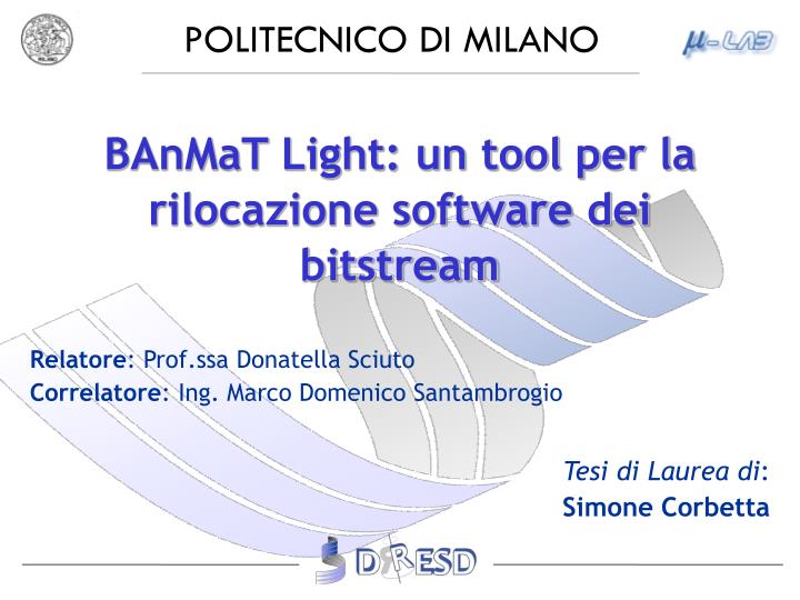 banmat light un tool per la rilocazione software dei bitstream