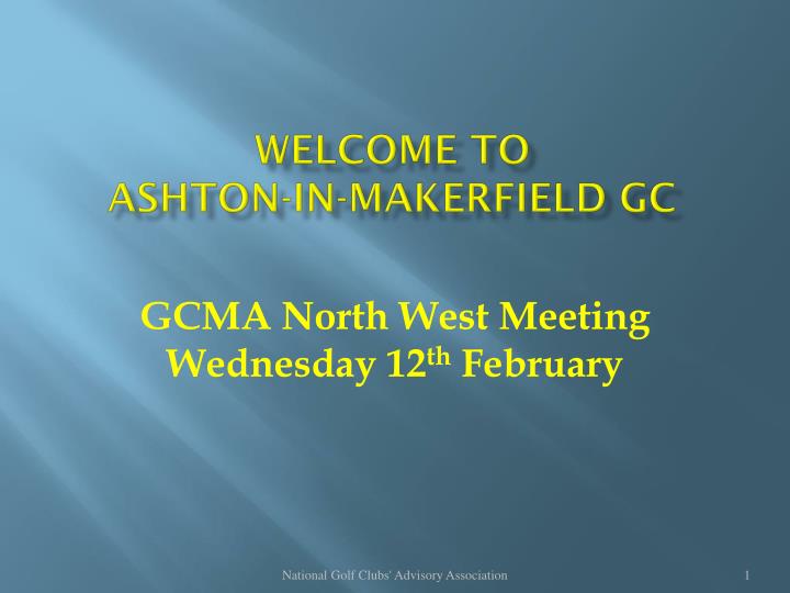 welcome to ashton in makerfield gc
