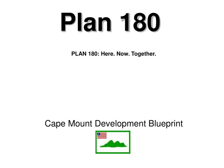 cape mount development blueprint