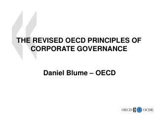 THE REVISED OECD PRINCIPLES OF CORPORATE GOVERNANCE