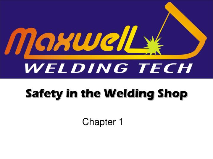 safety in the welding shop