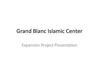 Grand Blanc Islamic Center