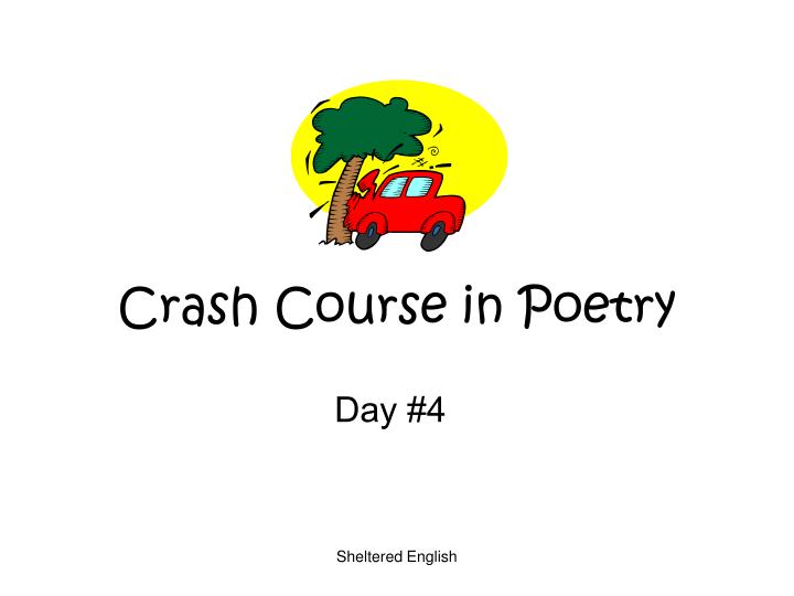 crash course in poetry