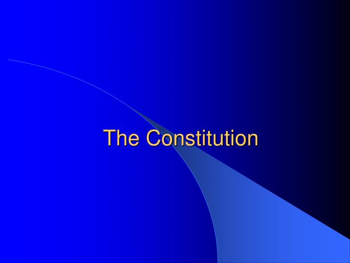 the constitution