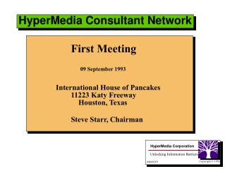 HyperMedia Consultant Network