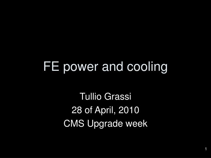 fe power and cooling