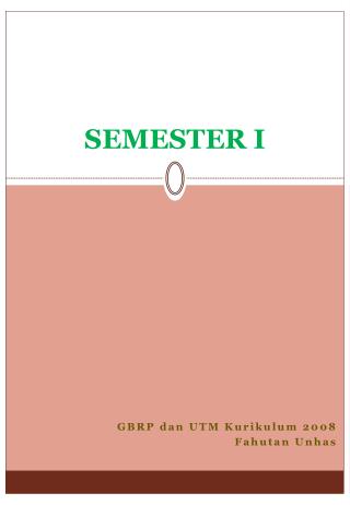 semester i