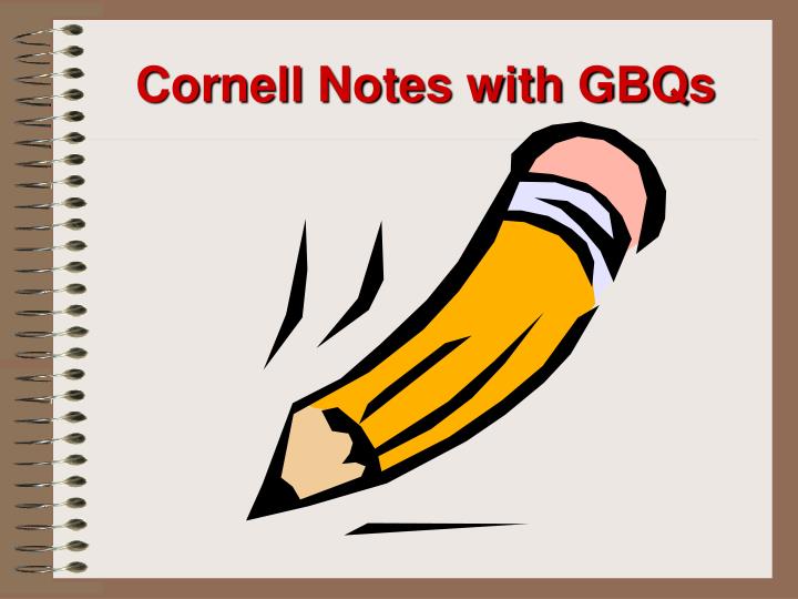 cornell notes with gbqs