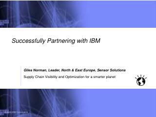 Successfully Partnering with IBM